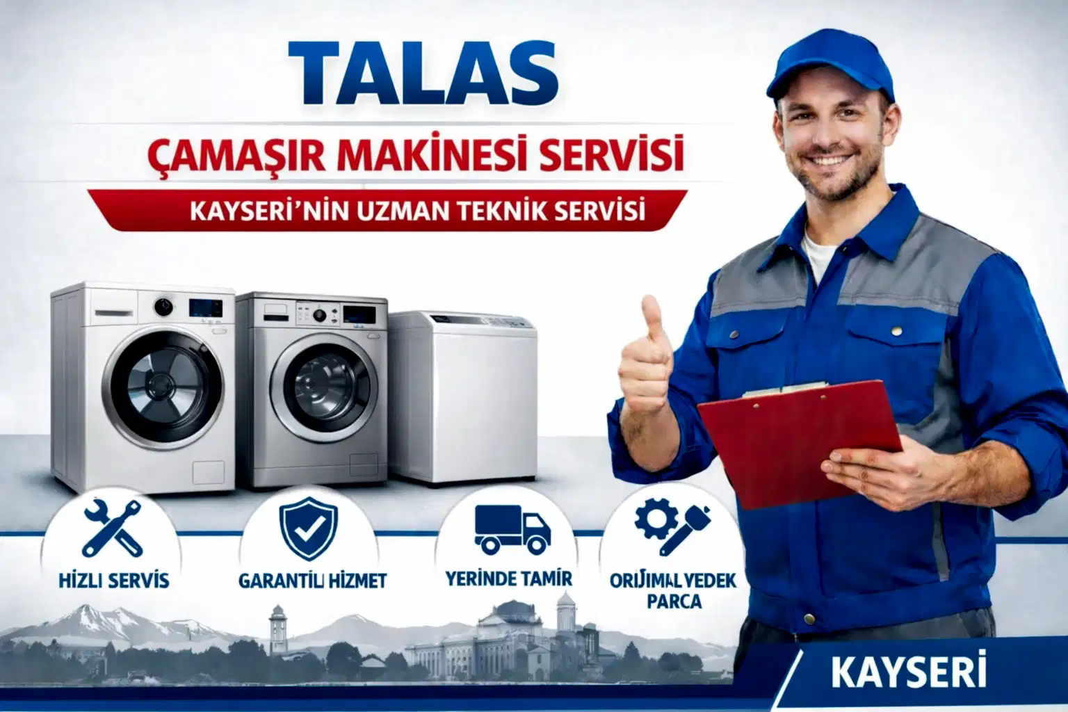 Talas Çamaşır Makinesi Servisi