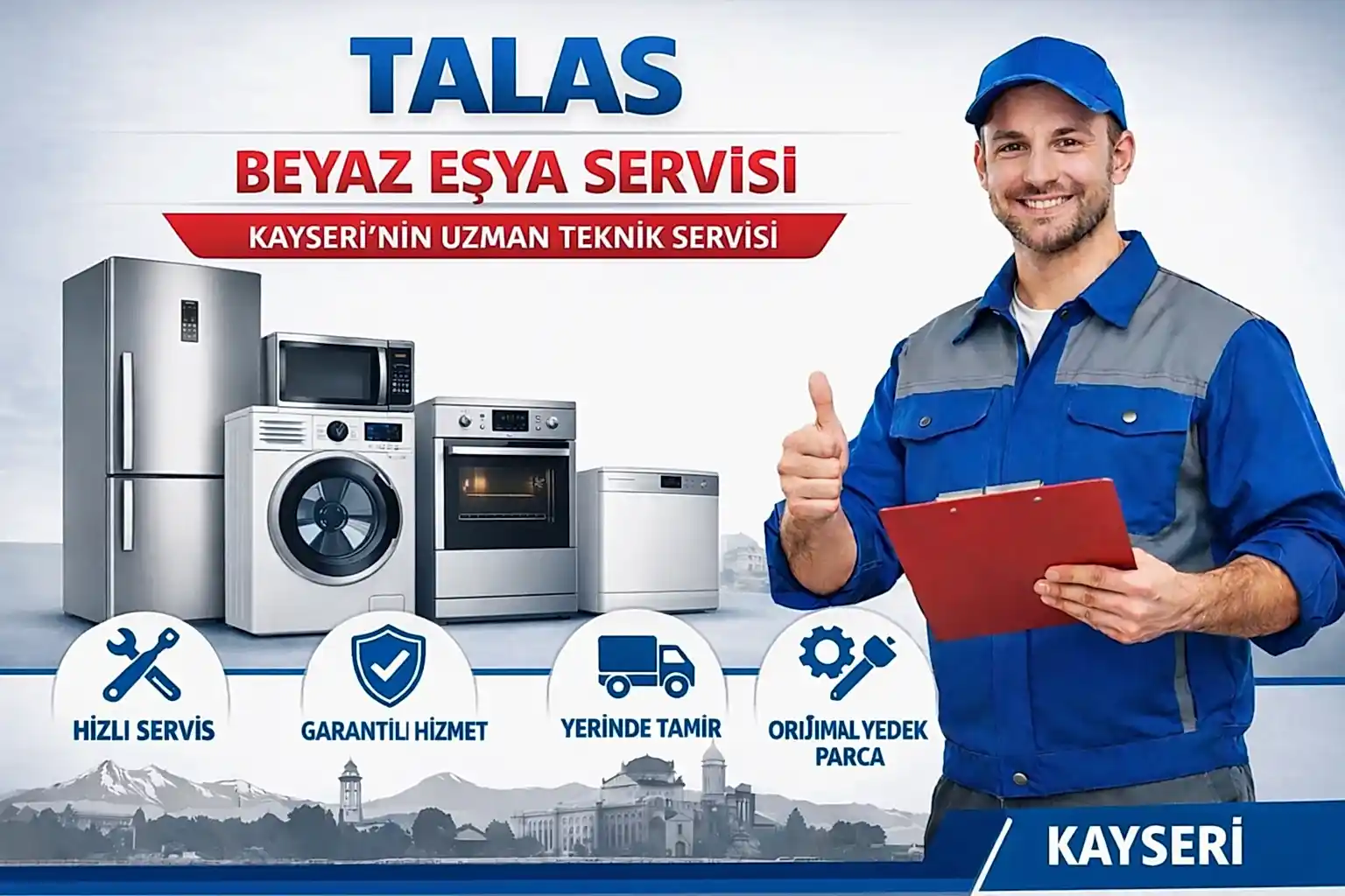 Talas Beyaz Eşya Servisi