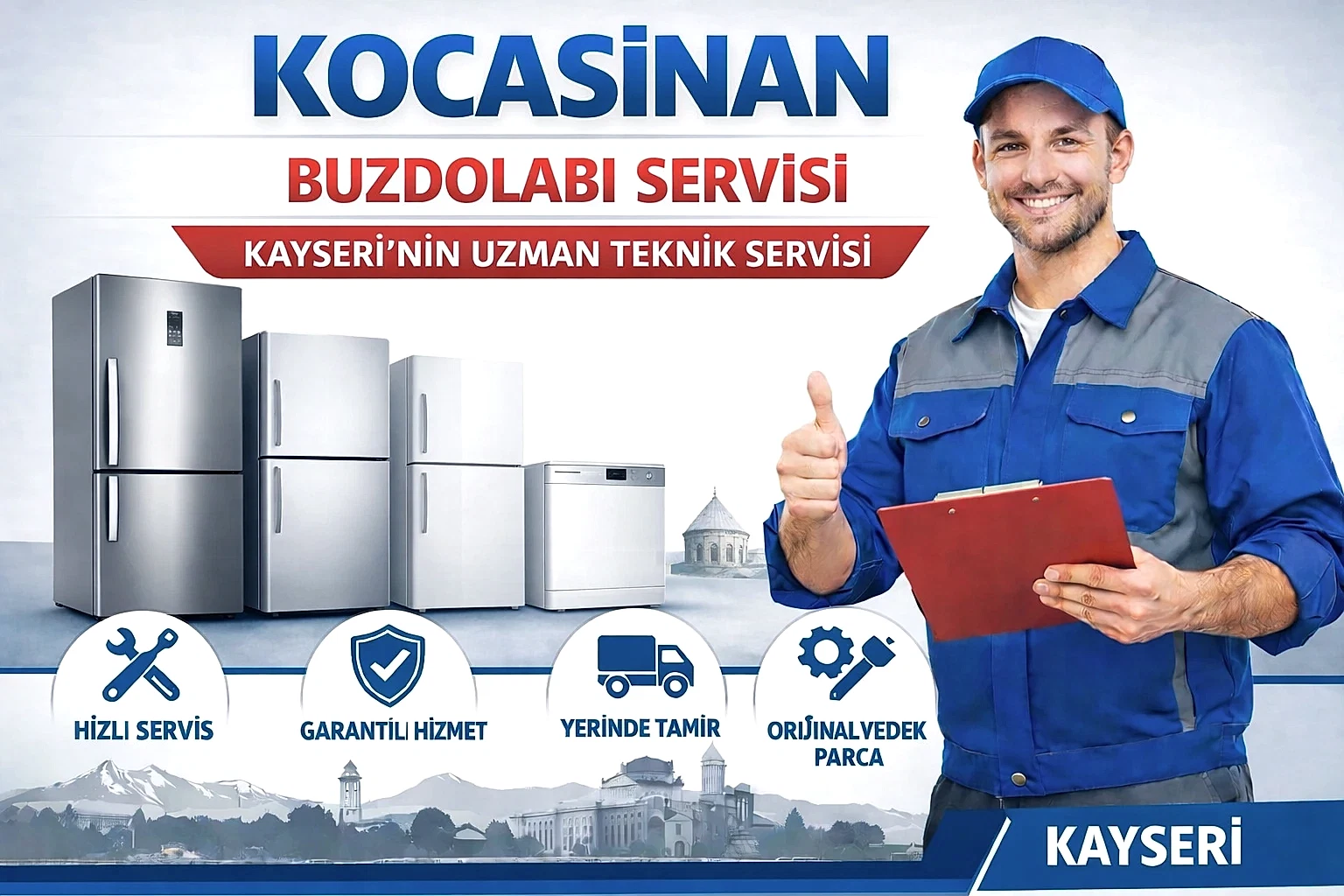 Kocasinan Buzdolabı Servisi
