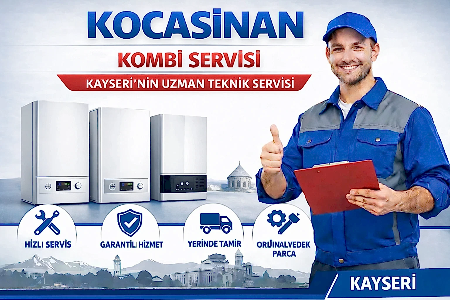 Kocasinan Kombi Servisi
